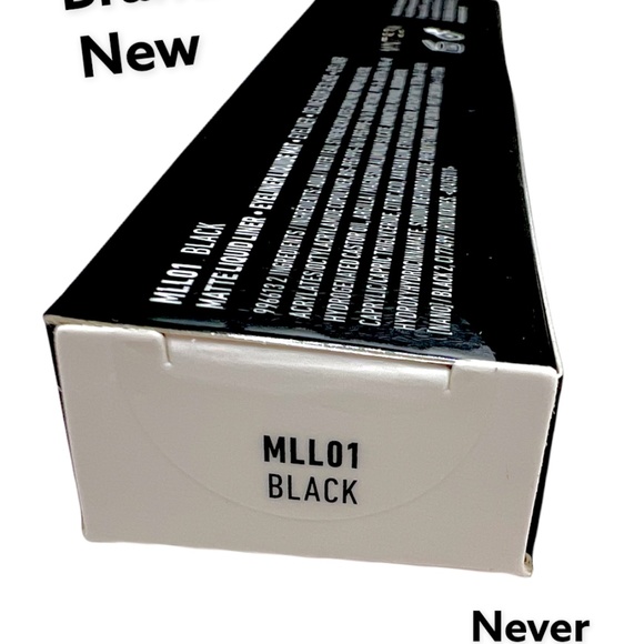 NEW!!!! DISCONTINUED NYX MATTE LIQUID EYELINER - BLACK - Picture 3 of 4